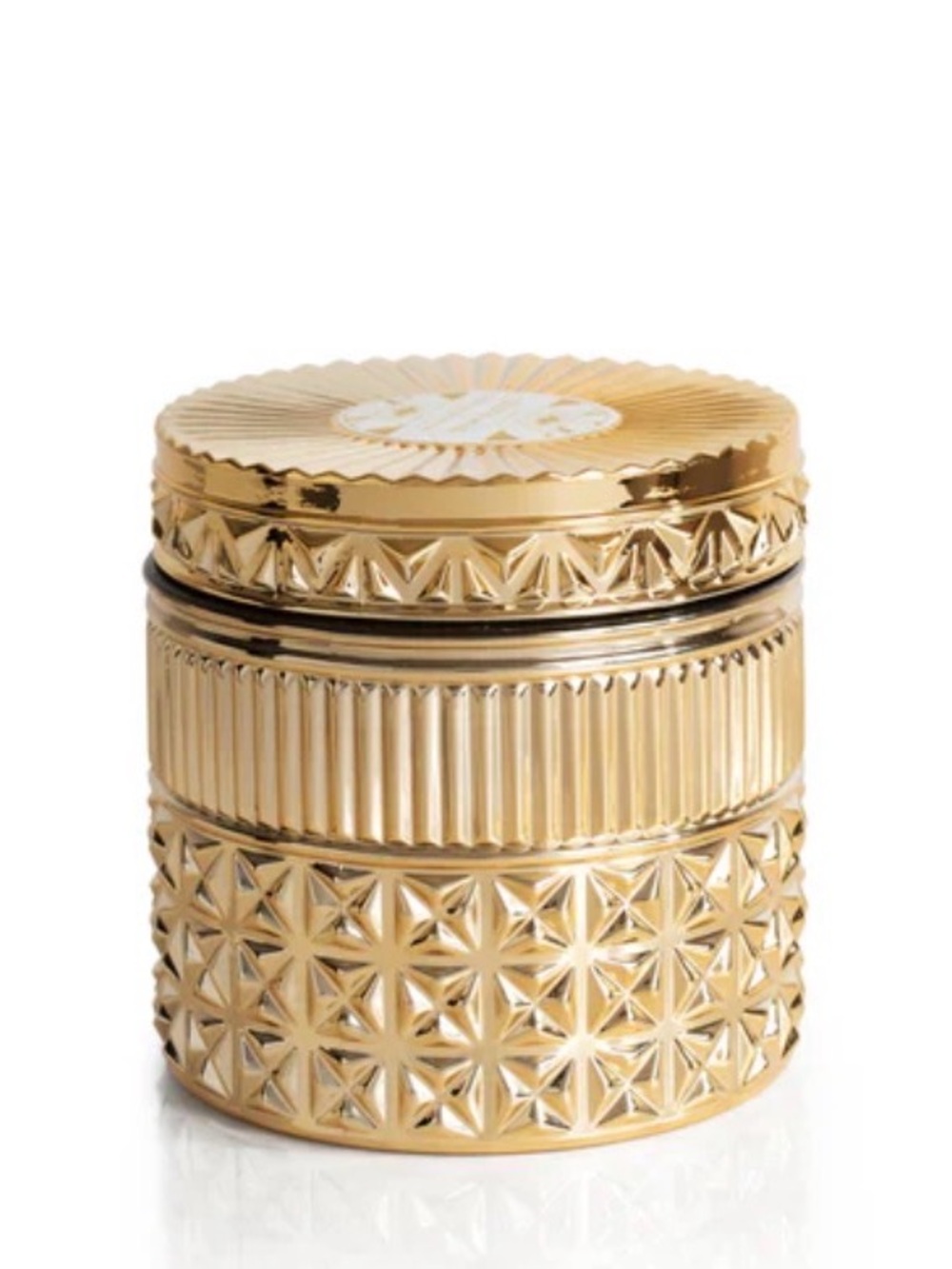 Exotic Blossom & Basil Gilded Faceted Candle 312g 11oz